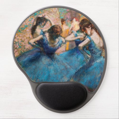Edgar Degas _ Dancers in blue Gel Mouse Pad