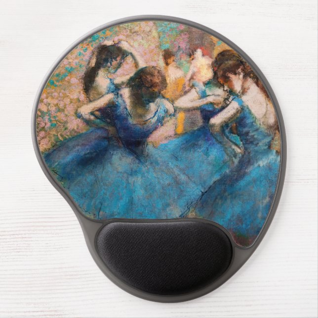 Edgar Degas - Dancers in blue Gel Mouse Pad (Front)