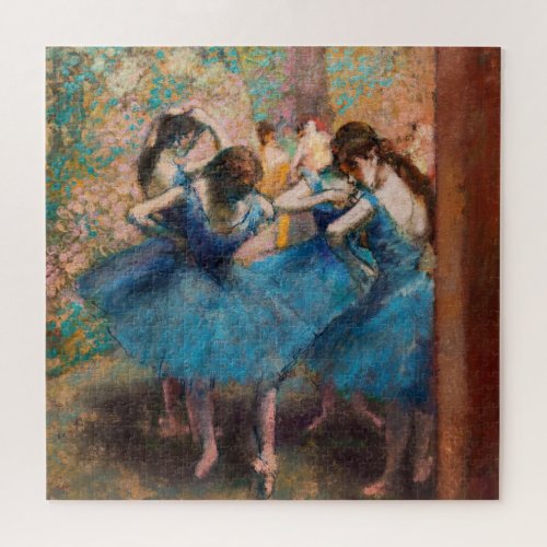 Edgar Degas _ Dancers in blue Jigsaw Puzzle