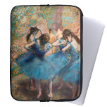 Edgar Degas - Dancers in blue Laptop Sleeve<br><div class="desc">Dancers in blue / Danseuses bleues - Edgar Degas,  1890-1893</div>