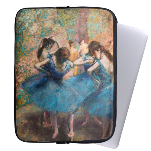 Edgar Degas _ Dancers in blue Laptop Sleeve