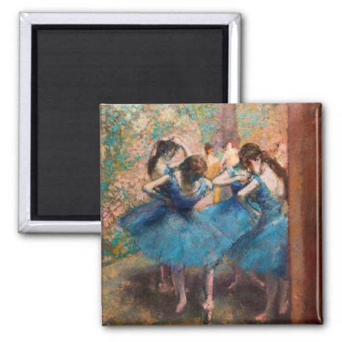 Edgar Degas _ Dancers in blue Magnet