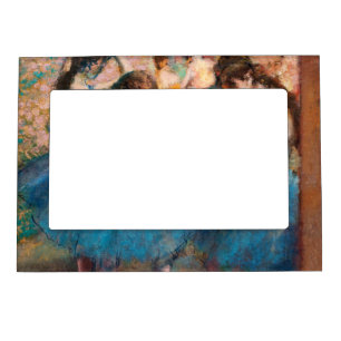 Edgar Degas - Dancers in blue Magnetic Frame