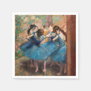 Edgar Degas - Dancers in blue Napkins