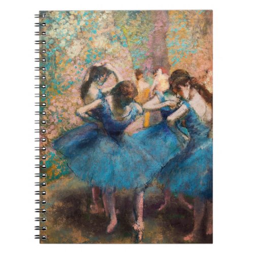 Edgar Degas _ Dancers in blue Notebook