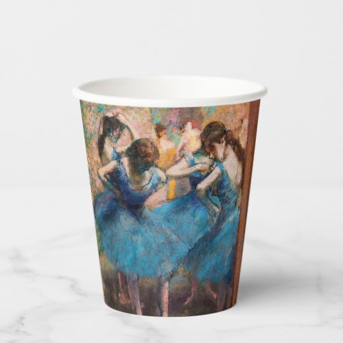Edgar Degas _ Dancers in blue Paper Cups