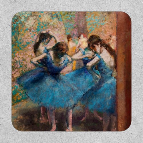 Edgar Degas _ Dancers in blue Patch