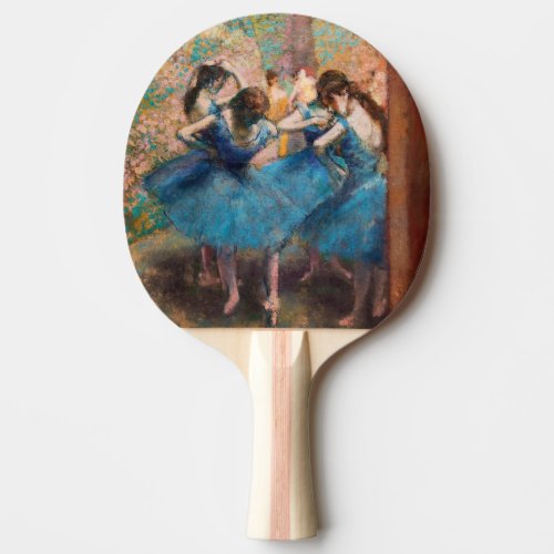 Edgar Degas _ Dancers in blue Ping Pong Paddle