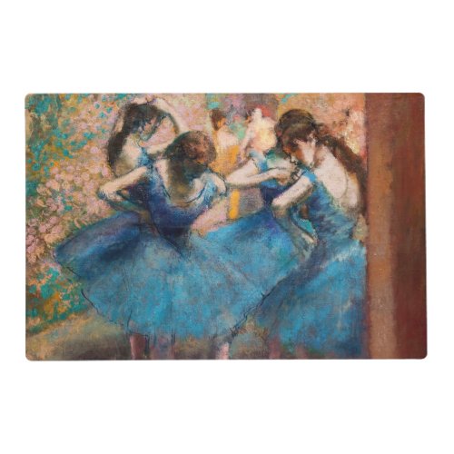 Edgar Degas _ Dancers in blue Placemat