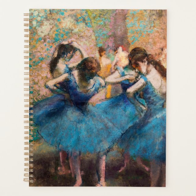 Edgar Degas - Dancers in blue Planner (Front)