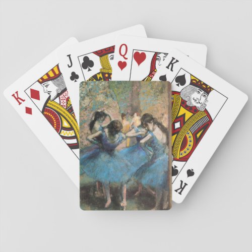 Edgar Degas _ Dancers In Blue Poker Cards