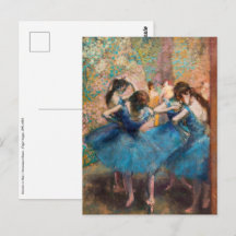 Edgar Degas - Dancers in blue