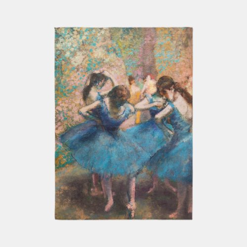 Edgar Degas _ Dancers in blue Rug