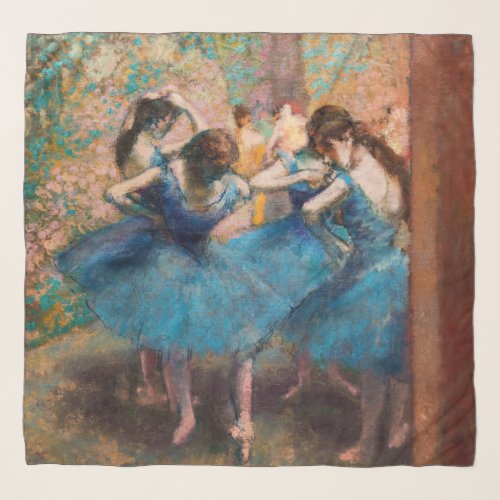 Edgar Degas _ Dancers in blue Scarf