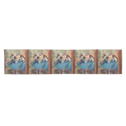 Edgar Degas _ Dancers in blue Short Table Runner