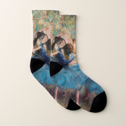 Edgar Degas _ Dancers in blue Socks