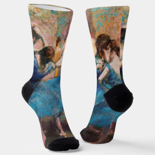 Edgar Degas _ Dancers in blue Socks