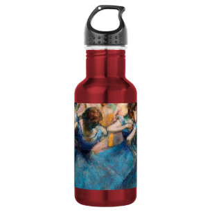 Edgar Degas - Dancers in blue Stainless Steel Water Bottle