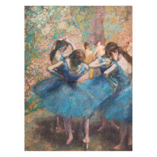 Edgar Degas _ Dancers in blue Tablecloth