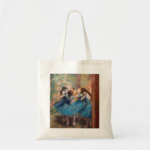 Edgar Degas _ Dancers in blue Tote Bag