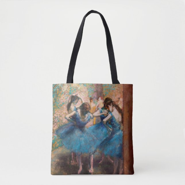 Edgar Degas - Dancers in blue Tote Bag (Front)