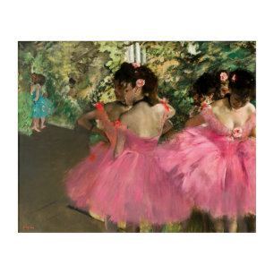 Edgar Degas - Dancers in pink Acrylic Print