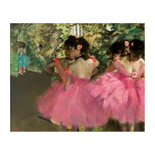 Edgar Degas _ Dancers in pink Acrylic Print