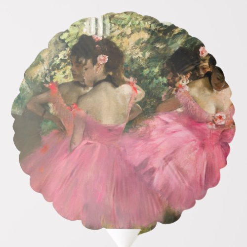 Edgar Degas _ Dancers in pink Balloon