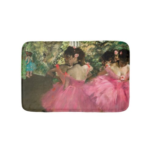 Edgar Degas _ Dancers in pink Bath Mat