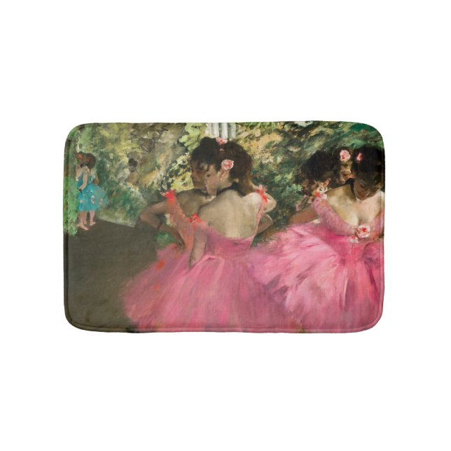 Edgar Degas - Dancers in pink Bath Mat (Front)