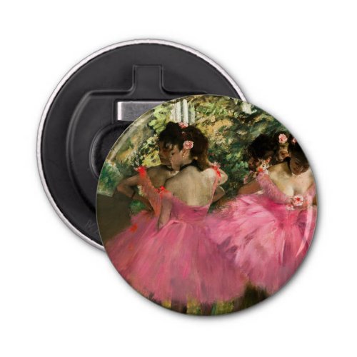 Edgar Degas _ Dancers in pink Bottle Opener