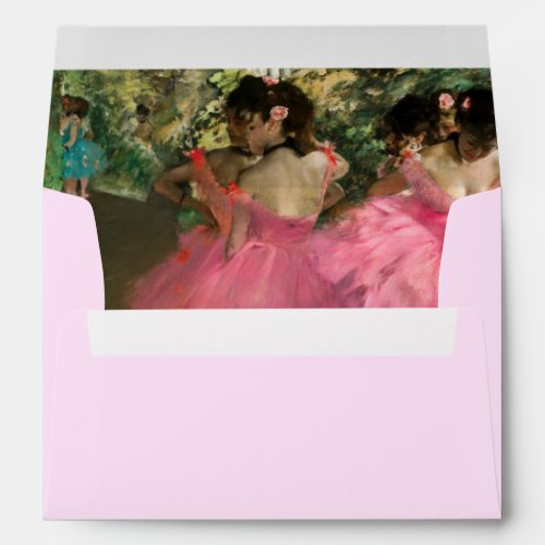 Edgar Degas _ Dancers in pink Envelope