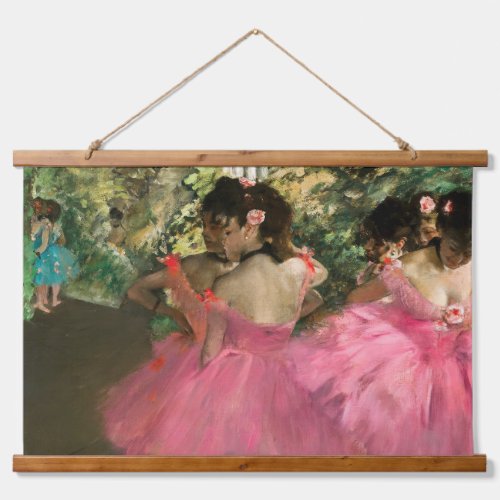 Edgar Degas _ Dancers in pink Hanging Tapestry