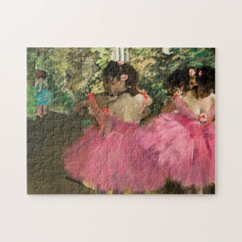 Edgar Degas _ Dancers in pink Jigsaw Puzzle