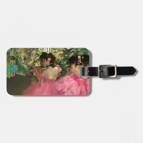 Edgar Degas _ Dancers in pink Luggage Tag