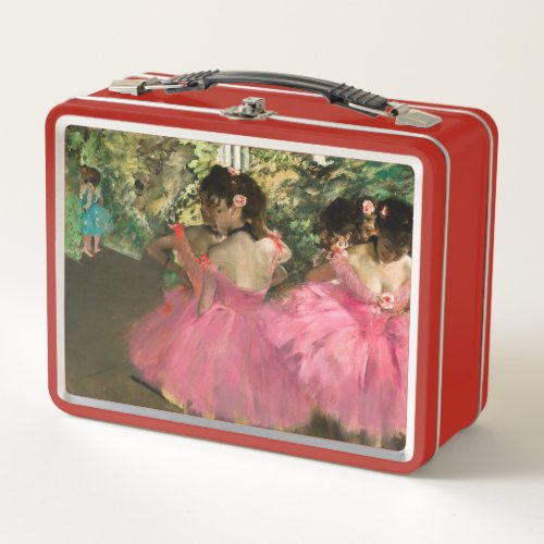 Edgar Degas _ Dancers in pink Metal Lunch Box