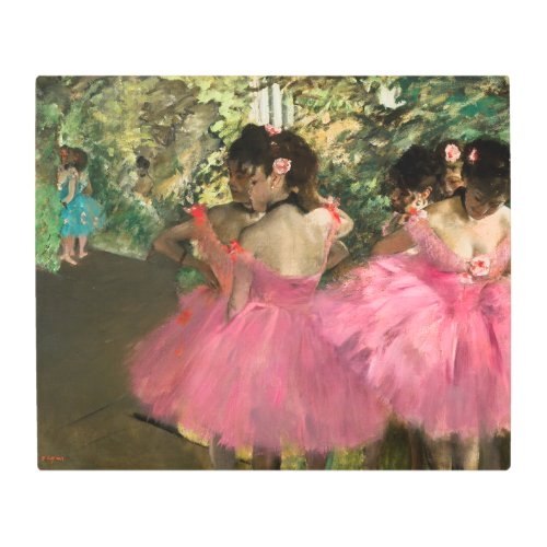 Edgar Degas _ Dancers in pink Metal Print