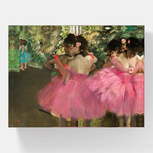 Edgar Degas _ Dancers in pink Paperweight