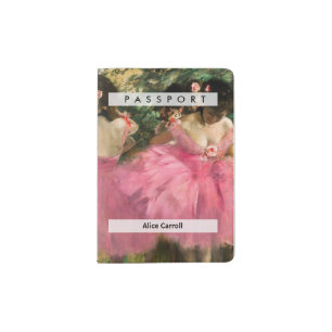 Edgar Degas - Dancers in pink Passport Holder