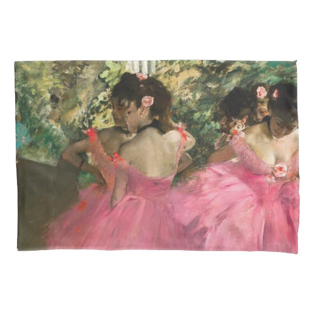 Edgar Degas - Dancers in pink Pillow Case (Front)