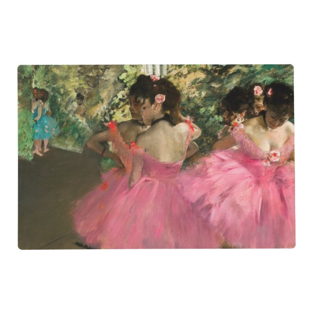 Edgar Degas - Dancers in pink Placemat (Front)