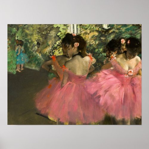 Edgar Degas _ Dancers In Pink Poster