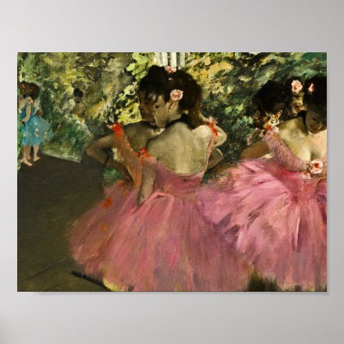 Edgar Degas _ Dancers In Pink Poster