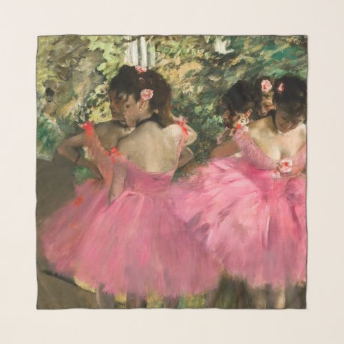 Edgar Degas _ Dancers in pink Scarf