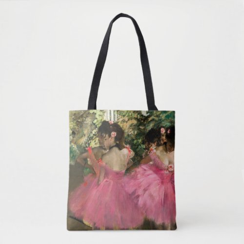 Edgar Degas _ Dancers in pink Tote Bag