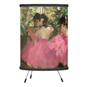 Edgar Degas - Dancers in pink Tripod Lamp