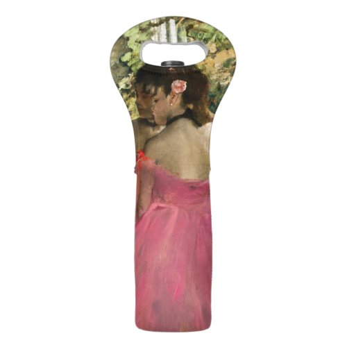 Edgar Degas _ Dancers in pink Wine Bag