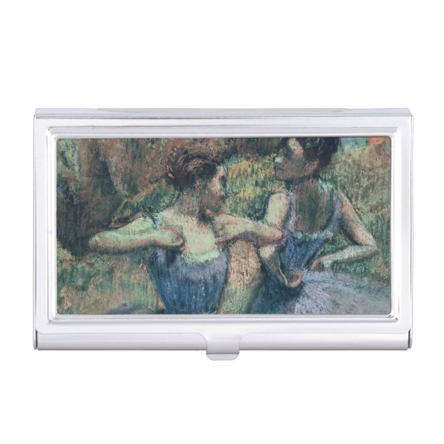 Edgar Degas | Dancers in Violet Business Card Case (Front)