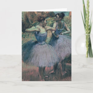 Edgar Degas Dancers in Violet Card