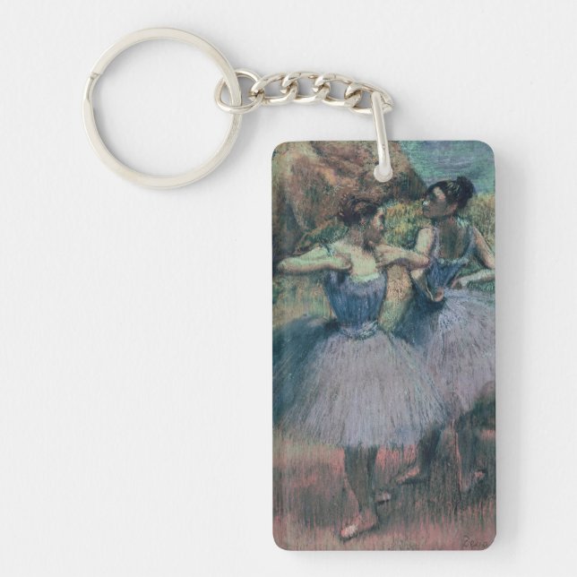 Edgar Degas | Dancers in Violet Keychain (Front)